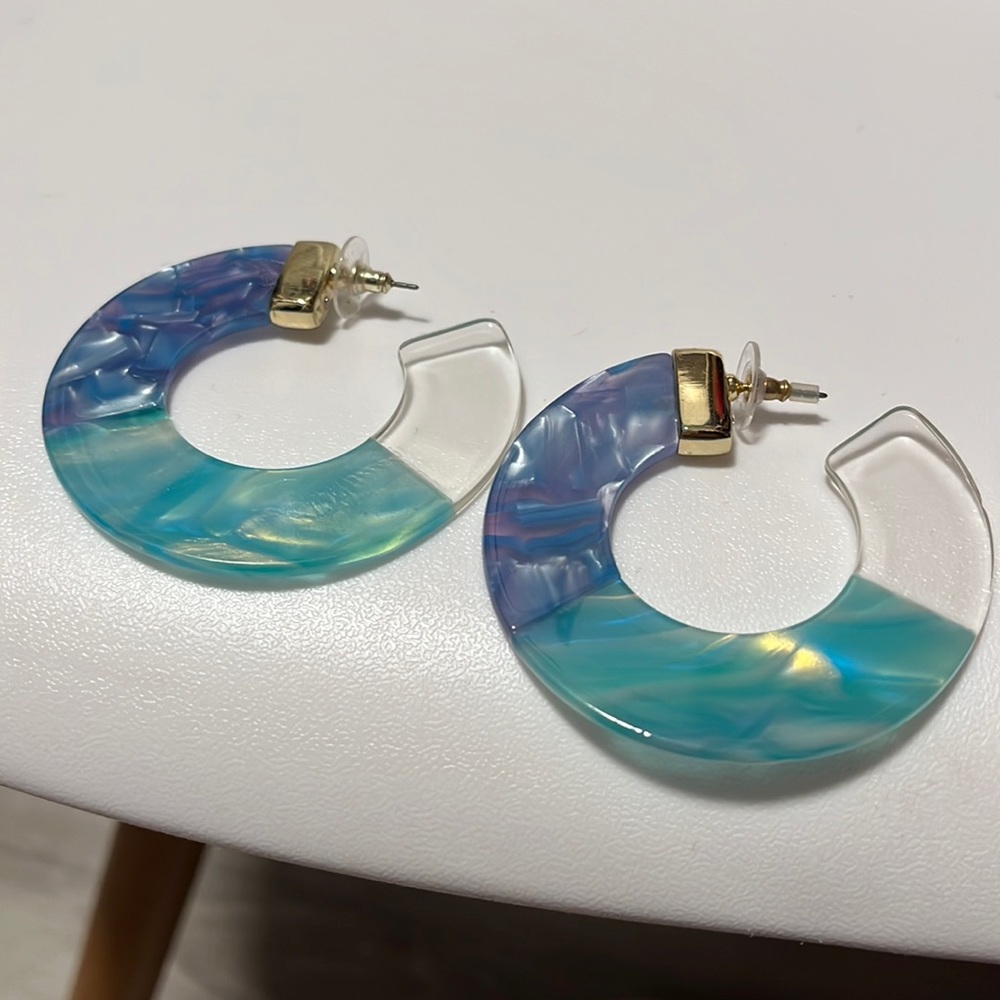 Baublebar earrings-blue